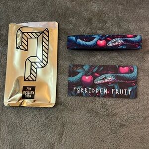 🆕 ZOX Wristband Lovers Duo Goldie Mystery Pack Forbidden Fruit Snake Apple Sz M